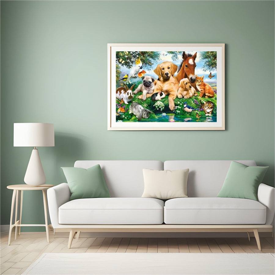 Diamantmaleri Hest Hund Kat Papegøje Fugle - SEOS Shop ®