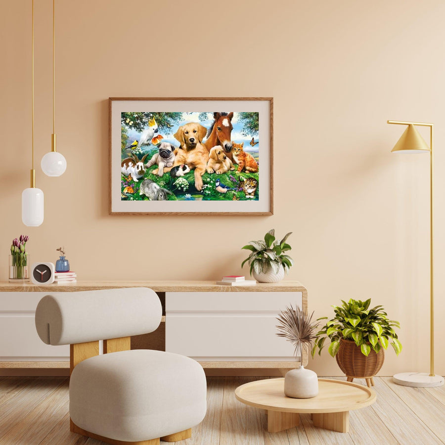 Diamantmaleri Hest Hund Kat Papegøje Fugle - SEOS Shop ®