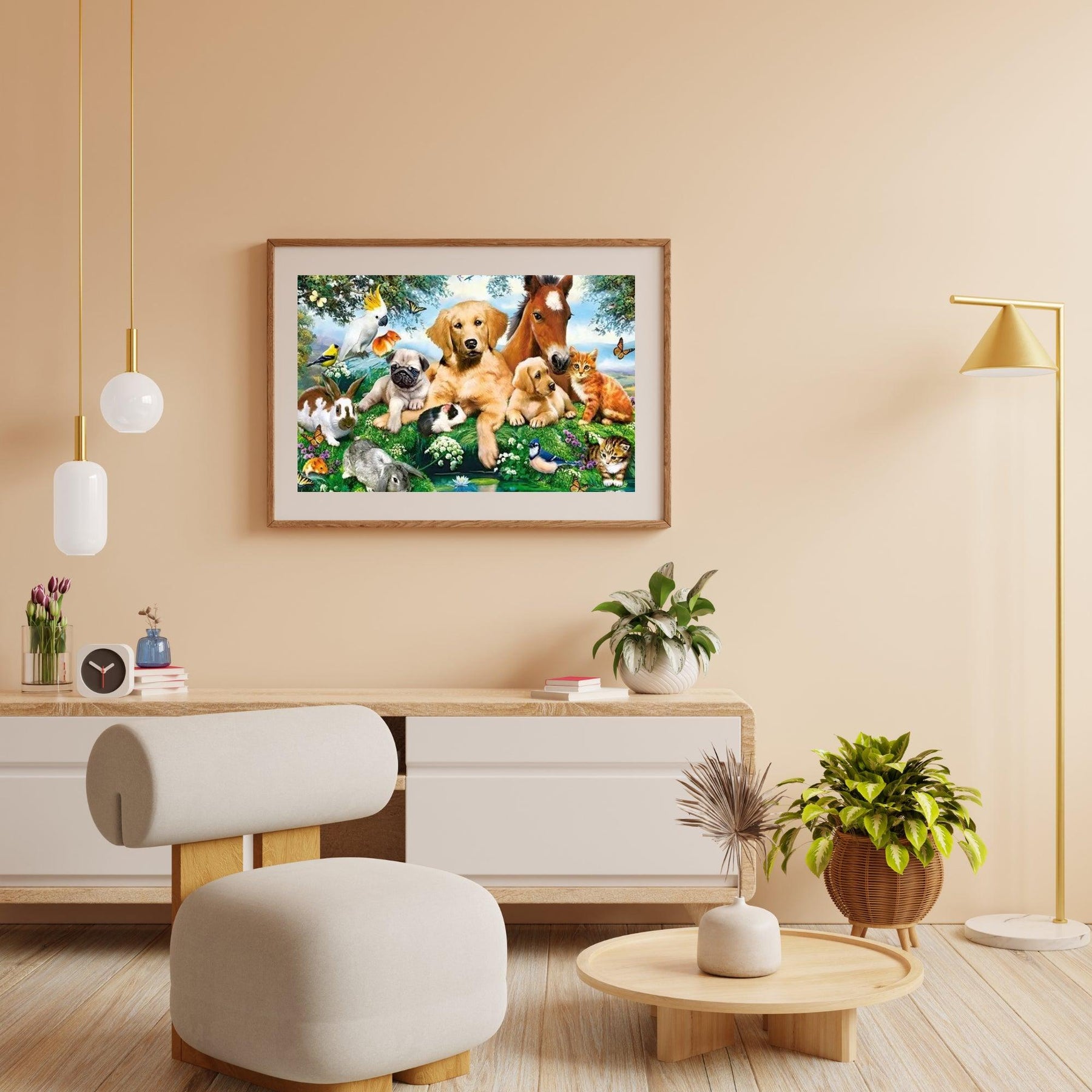 Diamantmaleri Hest Hund Kat Papegøje Fugle - SEOS Shop ®