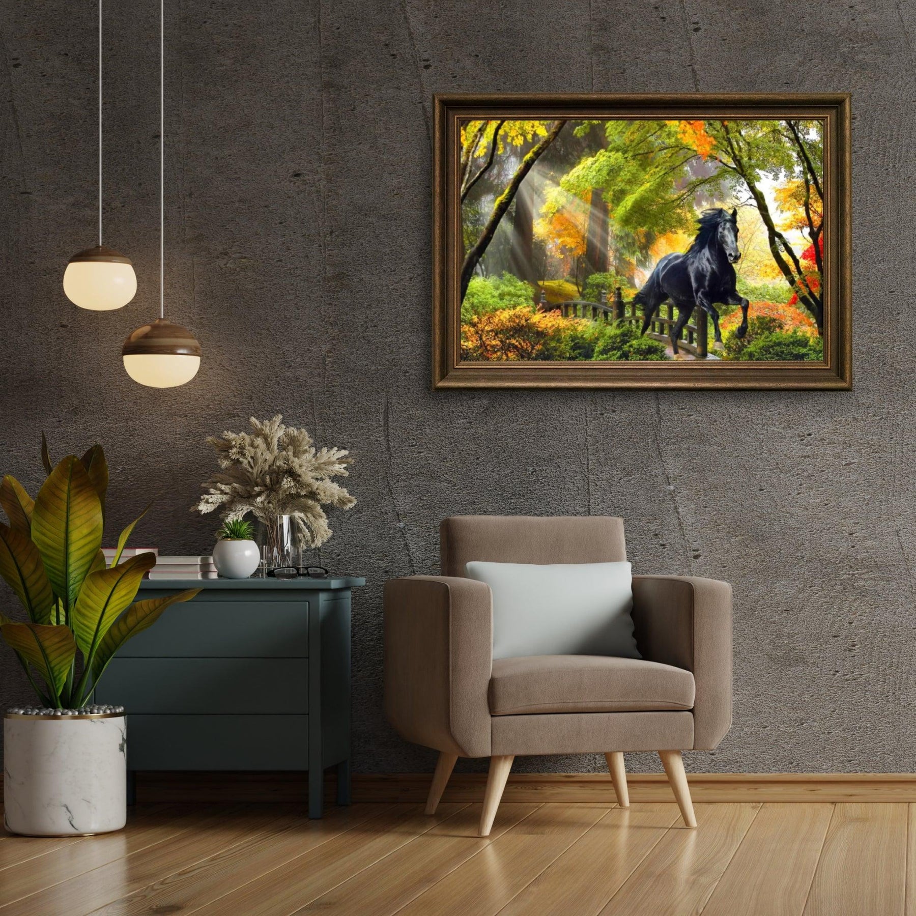 Diamantmaling Hest i skoven - SEOS Shop ®