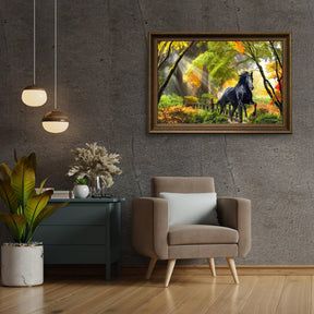 Diamantmaling Hest i skoven - SEOS Shop ®