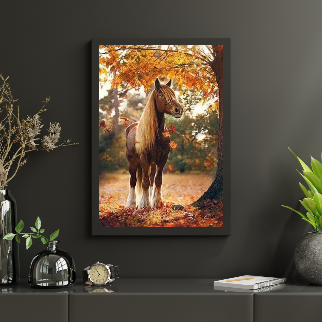 Diamantmaling Hest under træ - SEOS Shop ®