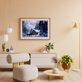 Diamantmaling Heste i en hytte - SEOS Shop ® 