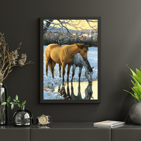 Diamantmaling Heste Drikkevand - SEOS Shop ®