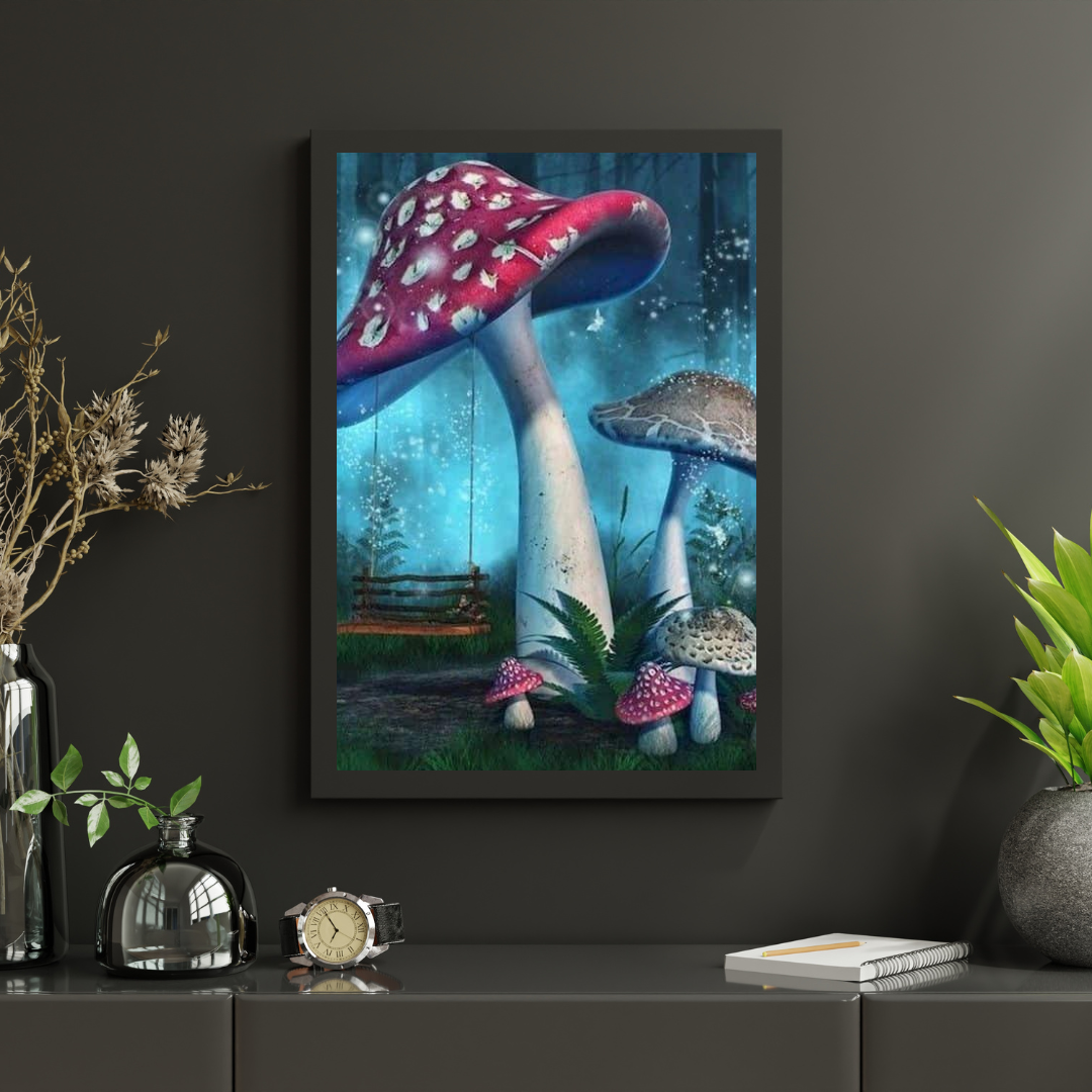 Diamantmaleri Lilla Svamp - SEOS Shop ®