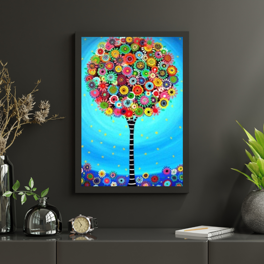 Diamantmalingssæt Blomstertræ - SEOS Shop ®