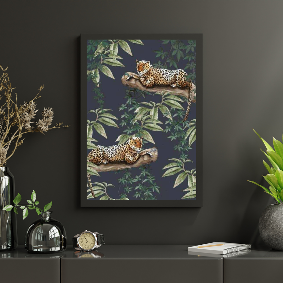 Diamantmalingssæt Gepard på træ - SEOS Shop ®