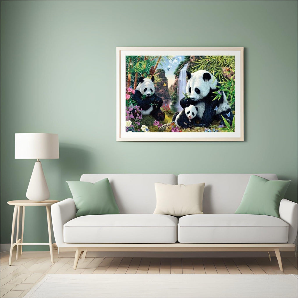 Diamantmaling Pandaer Spiser Bambus - SEOS Shop ®