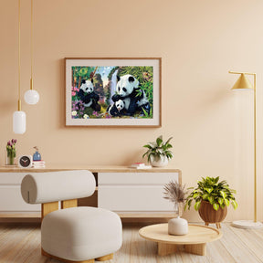 Diamantmaling Pandaer Spiser Bambus - SEOS Shop ®