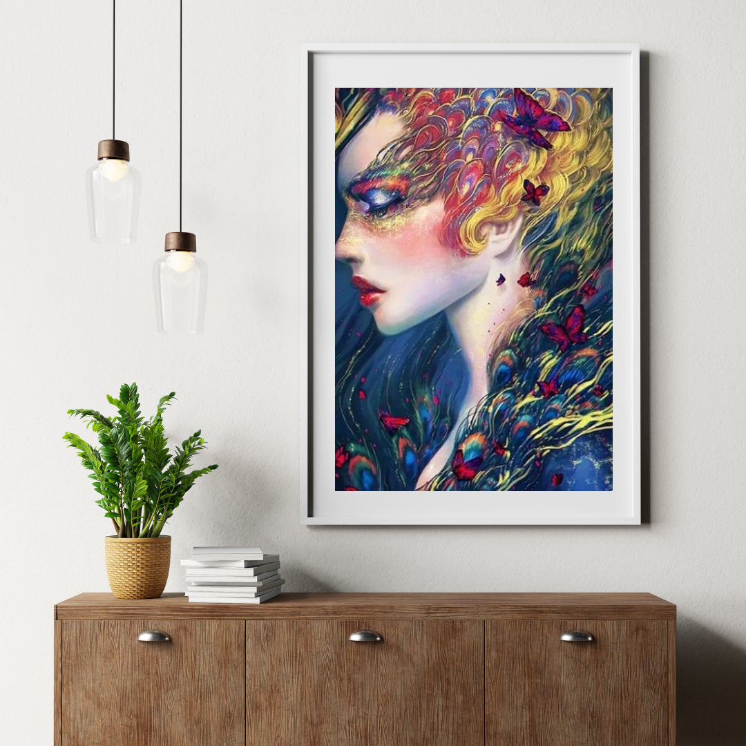 Diamantmaleri påfugl og sommerfugle - kvinder - SEOS Shop ®