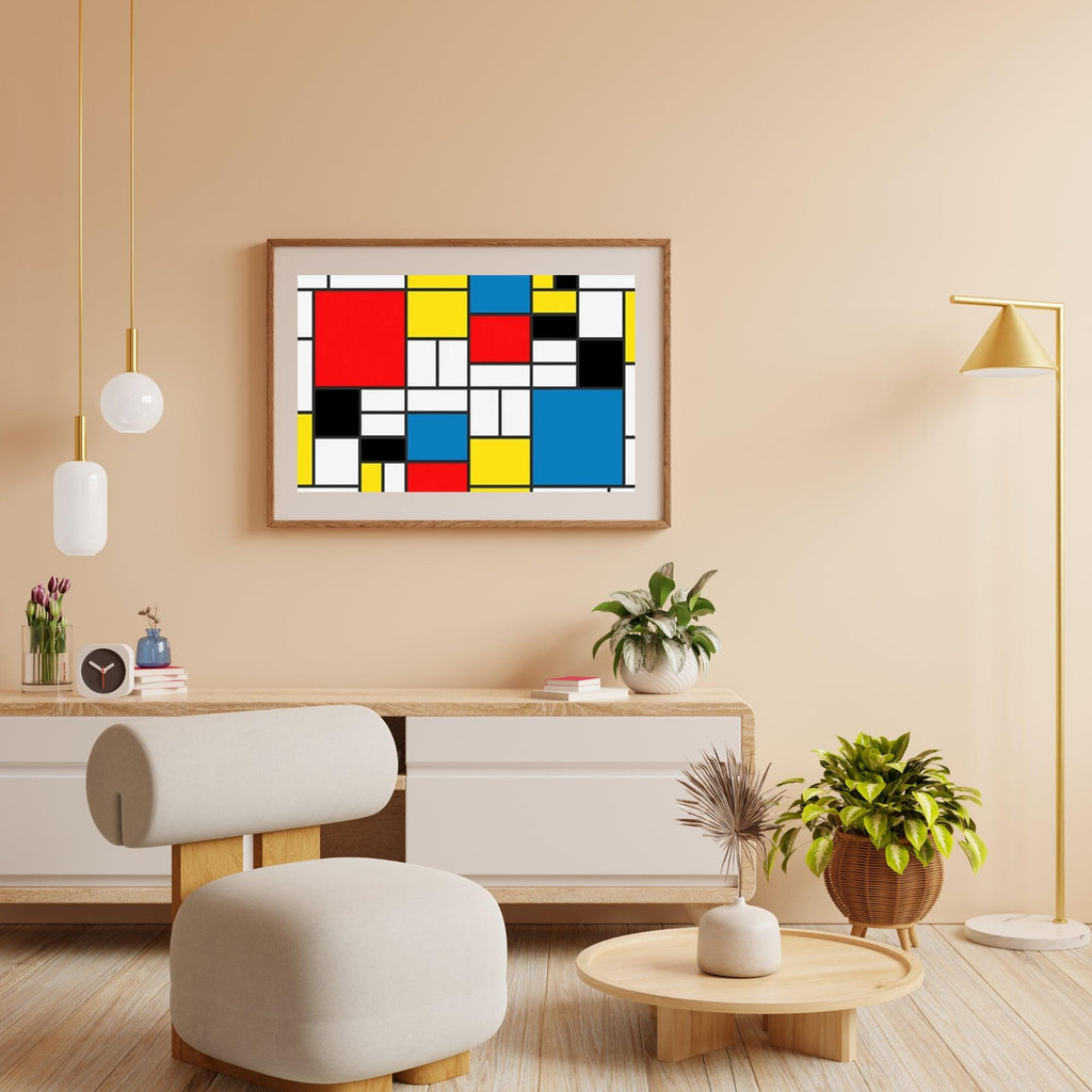 Diamantmaleri Piet Mondrian Maleri - SEOS Shop ®