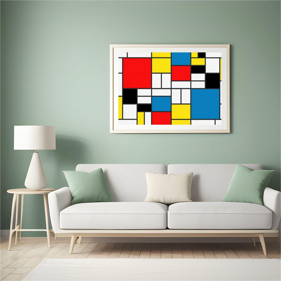 Diamantmaleri Piet Mondrian Maleri - SEOS Shop ®