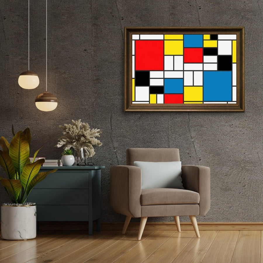 Diamantmaleri Piet Mondrian Maleri - SEOS Shop ®