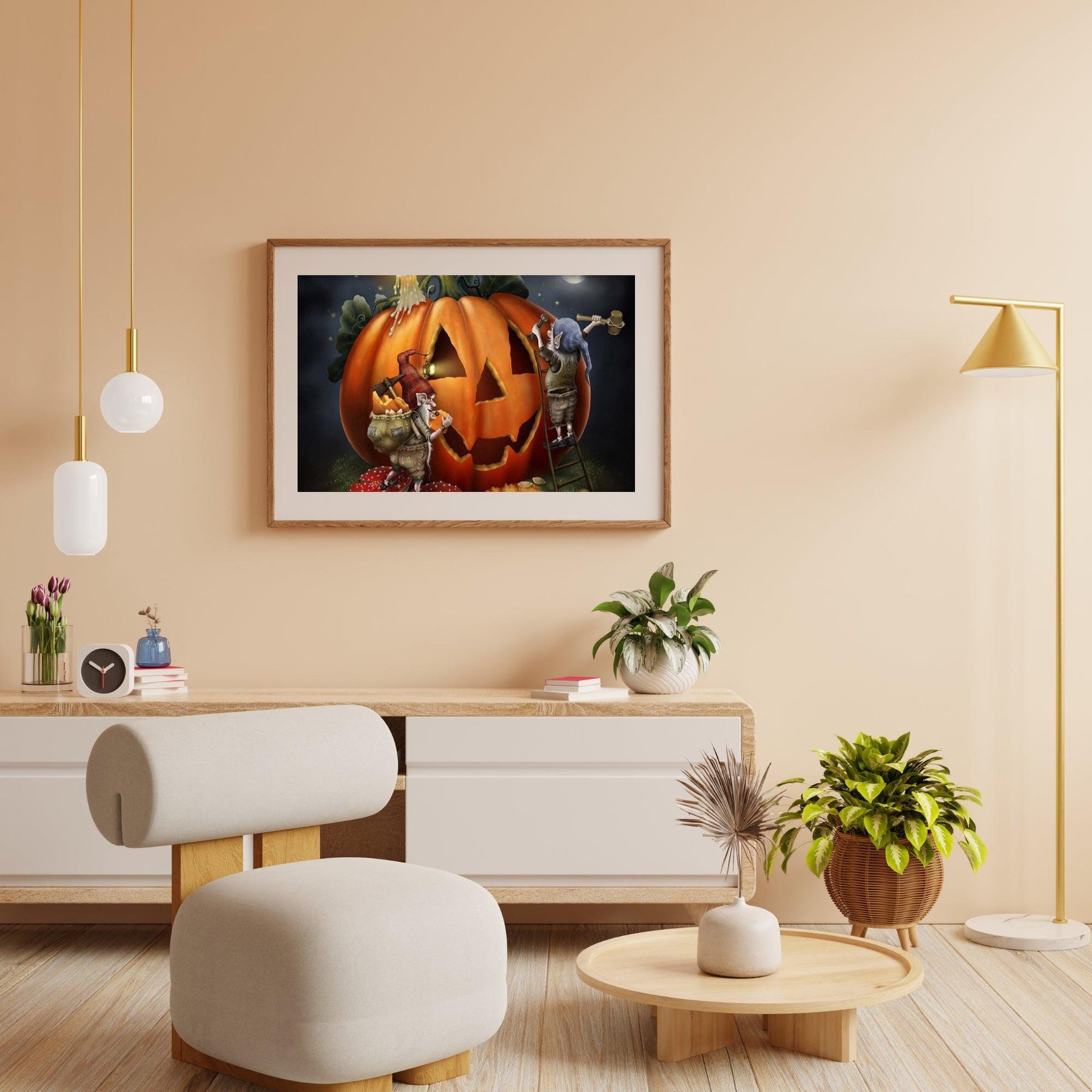 Diamantmaling Græskar - Nisser - SEOS Shop ®