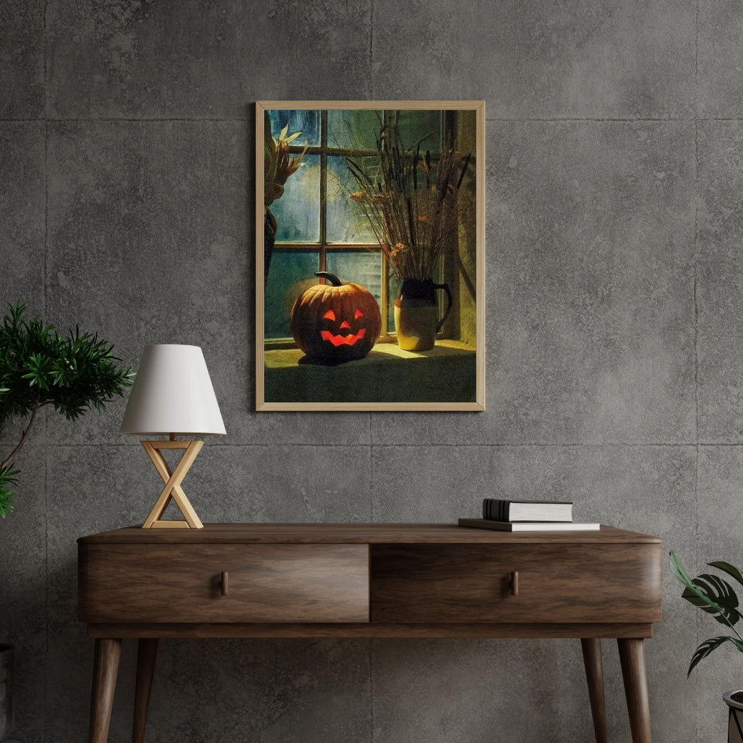 Diamantmaling Græskar ved Vindue - SEOS Shop ®