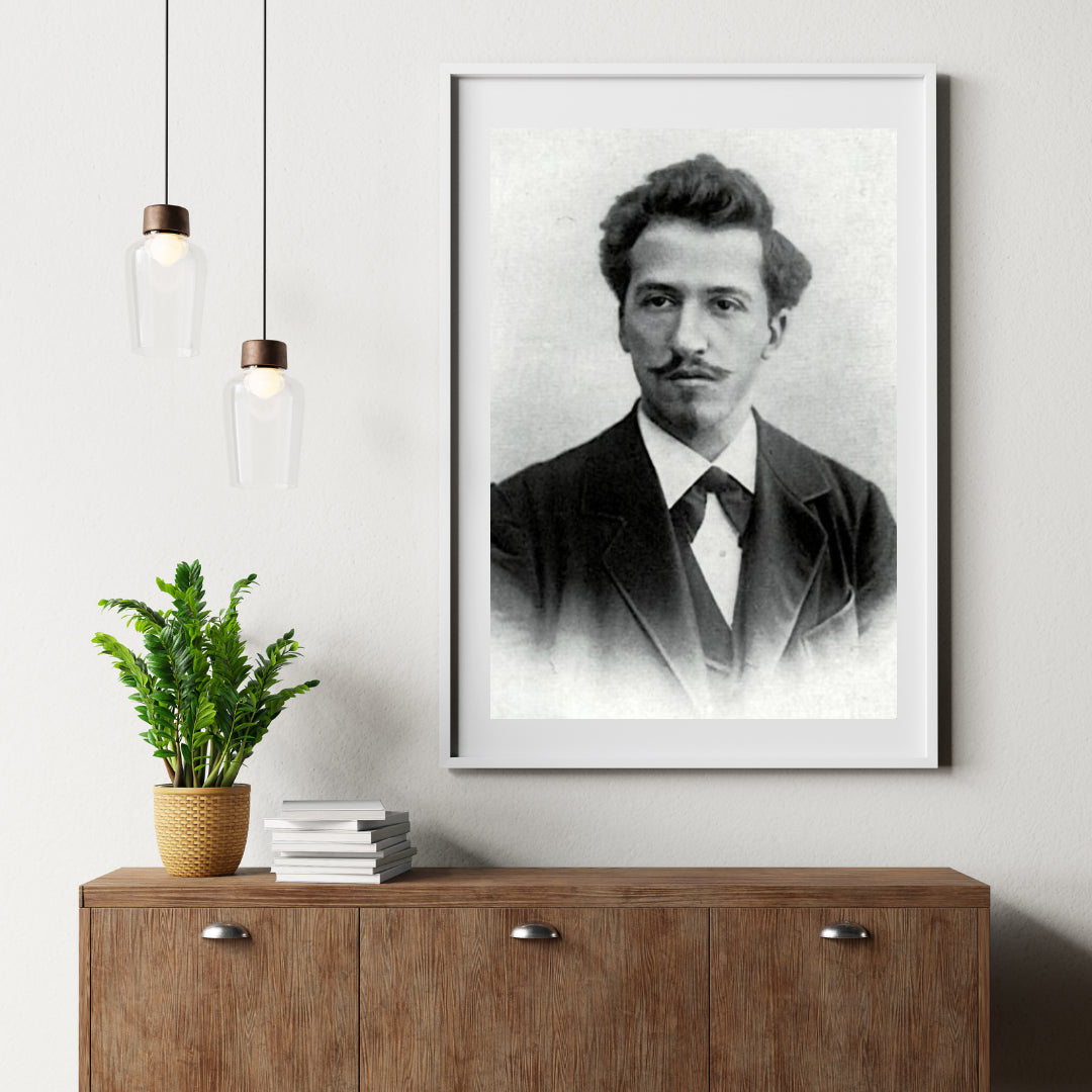 Diamantmaleri Portræt af Piet Mondrian - SEOS Shop ®