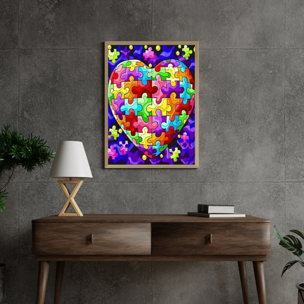 Diamantmaling Puslespil Hjerte - SEOS Shop ®