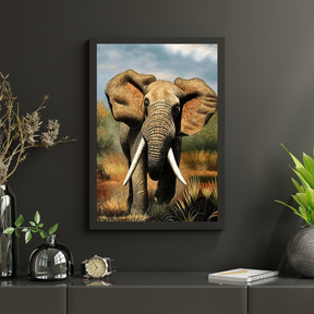 Diamantmaleri Løbende Elefant - SEOS Shop ®