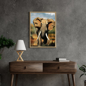 Diamantmaleri Løbende Elefant - SEOS Shop ®