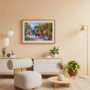 Diamantmaling Løbende Heste - SEOS Shop ®