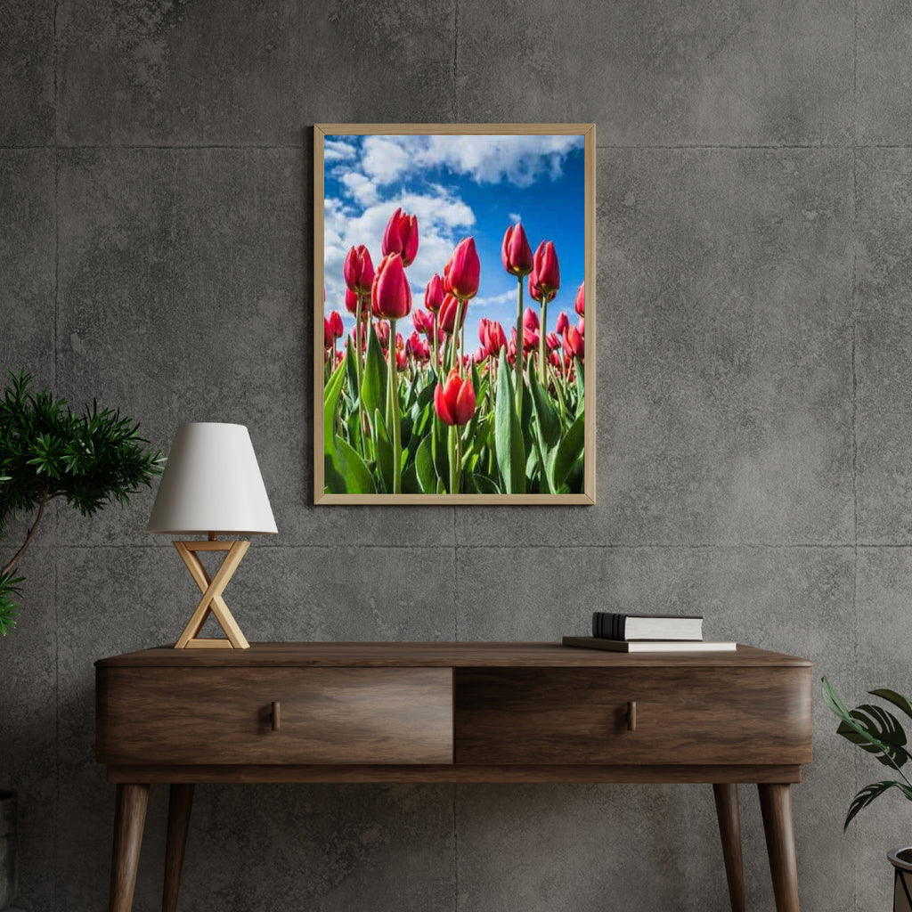 Diamantmaling Røde Tulipaner - SEOS Shop ®