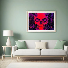 Diamantmaleri Rød Kranie - SEOS Shop ®