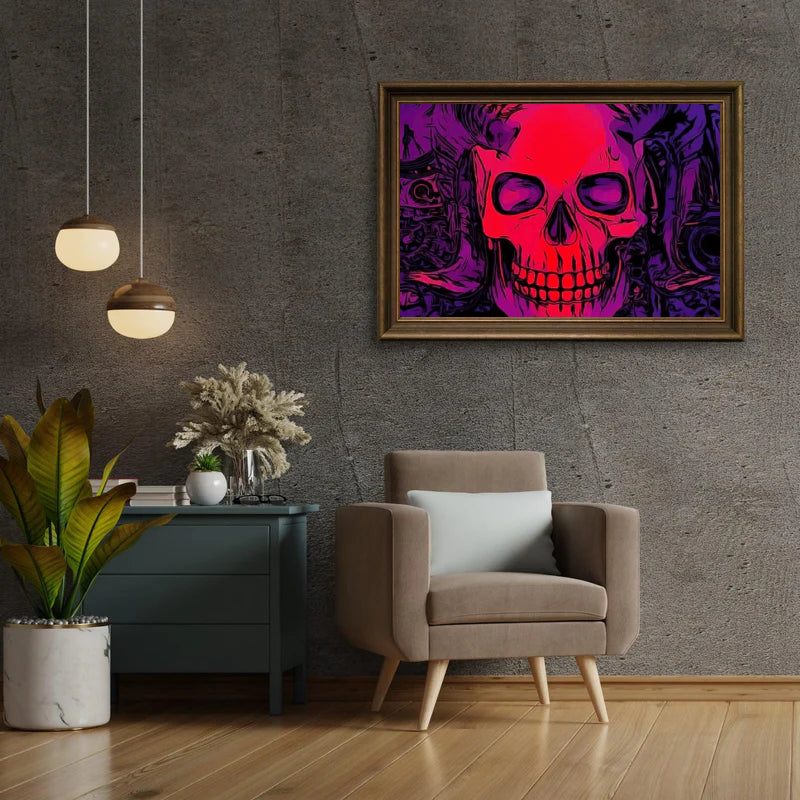 Diamantmaleri Rød Kranie - SEOS Shop ®