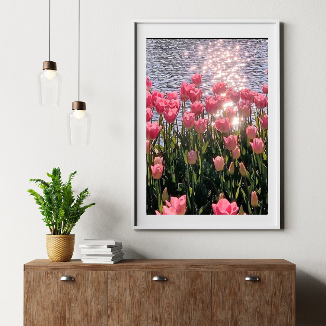 Diamantmaleri Lyserød Tulipan - SEOS Shop ®