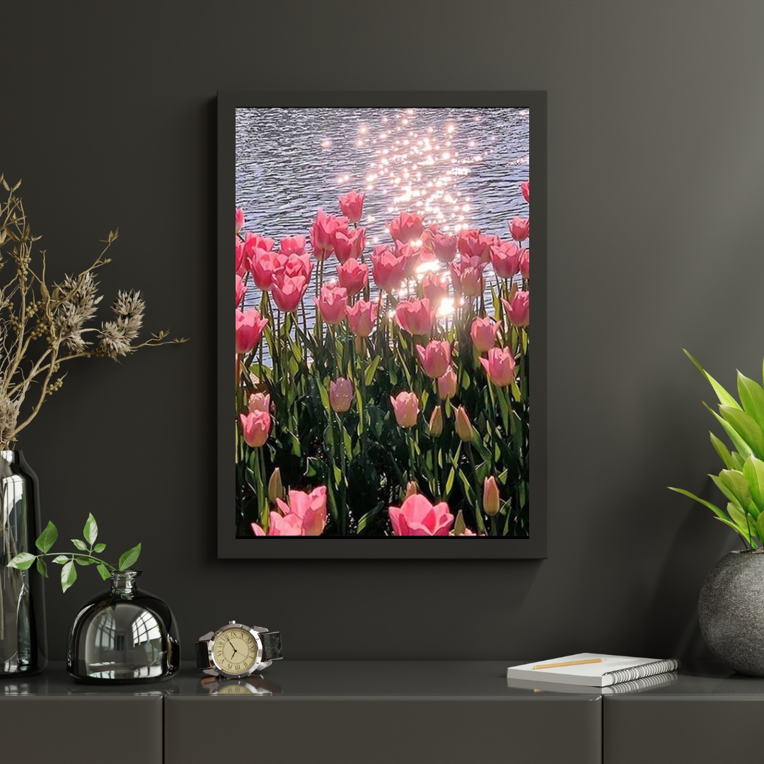 Diamantmaleri Lyserød Tulipan - SEOS Shop ®