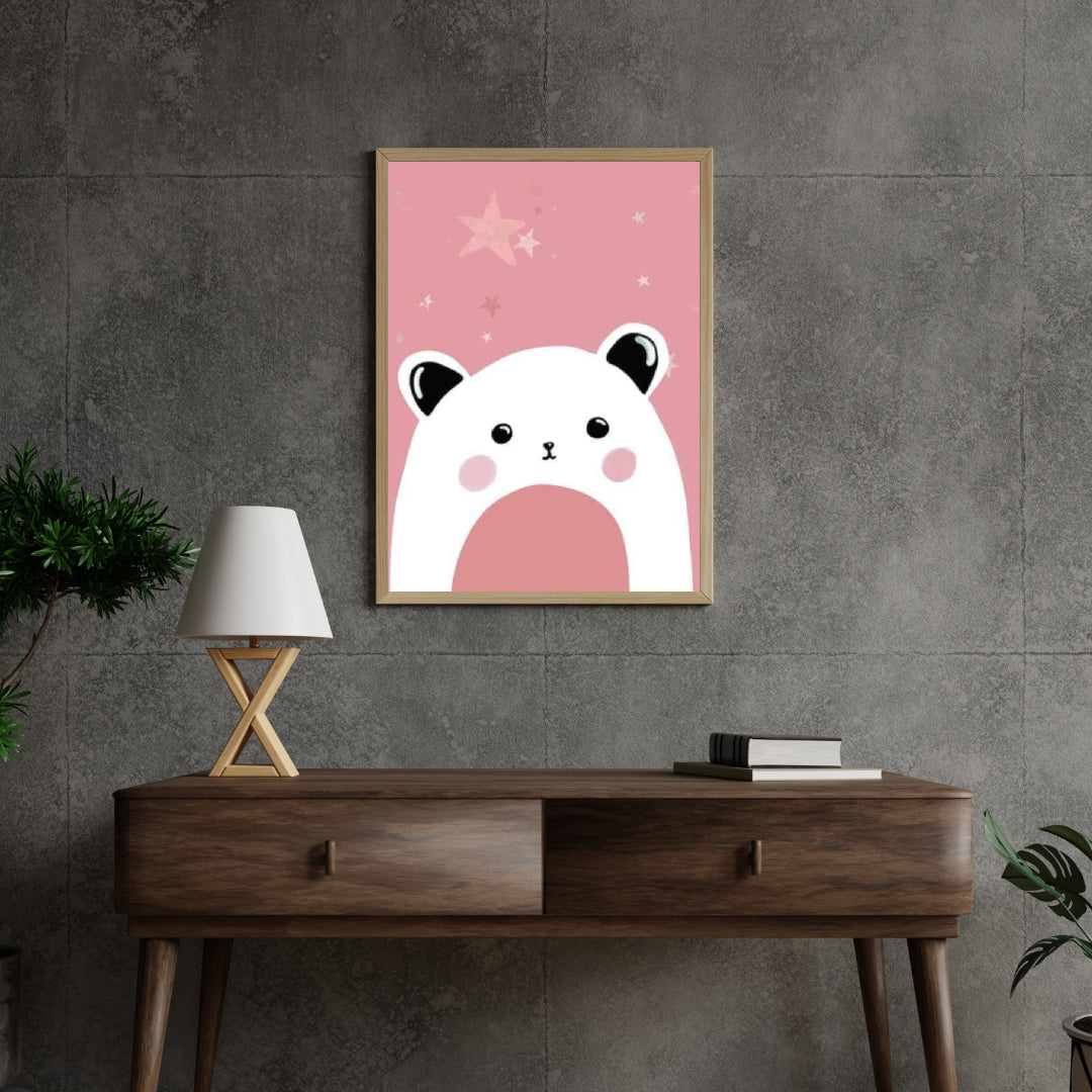 Diamantmaleri lyserød bjørn - SEOS Shop ®