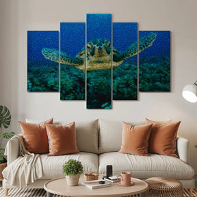 Diamantmaling Skildpadde i havet 5-delt - SEOS Shop ®