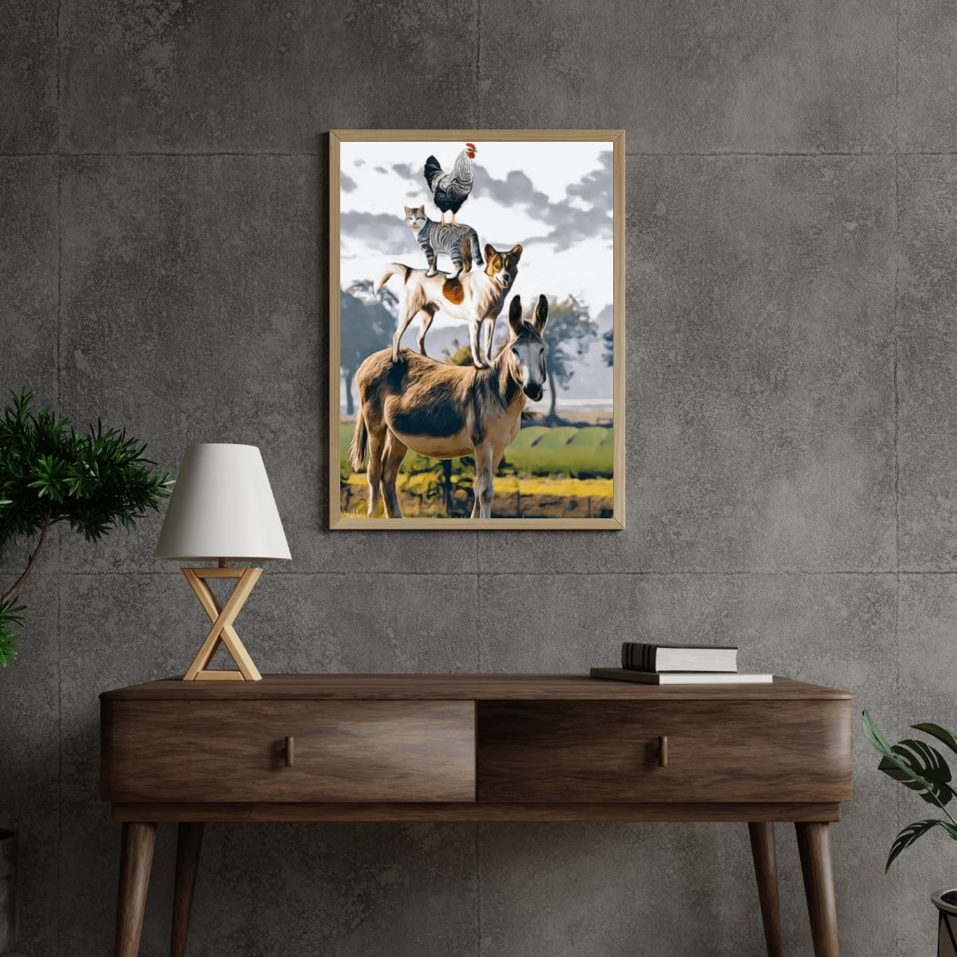 Diamantmaling med stabling af dyr - SEOS Shop ®