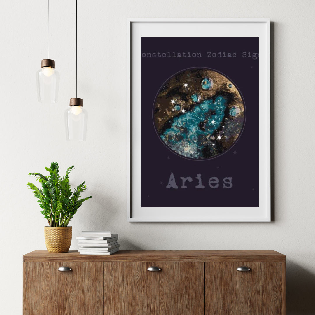Diamantmaleri Stjernetegn - Vædderen – Enkemand - SEOS Shop ®