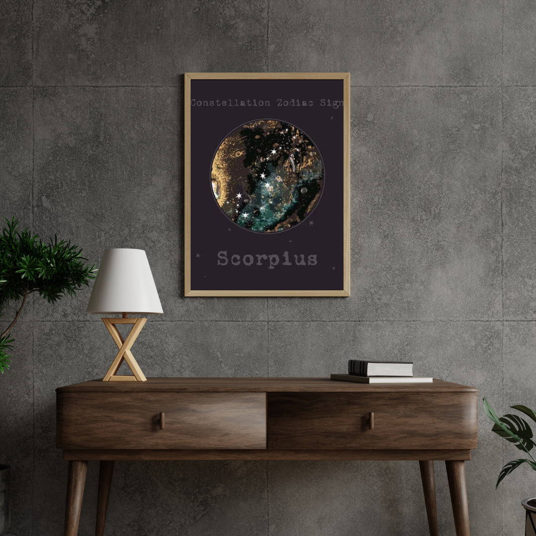 Diamantmaleri Stjernetegn - Skorpionen - SEOS Shop ®
