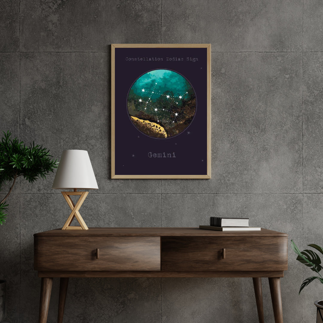 Diamantmaleri Stjernetegn - Tvillingerne - SEOS Shop ®