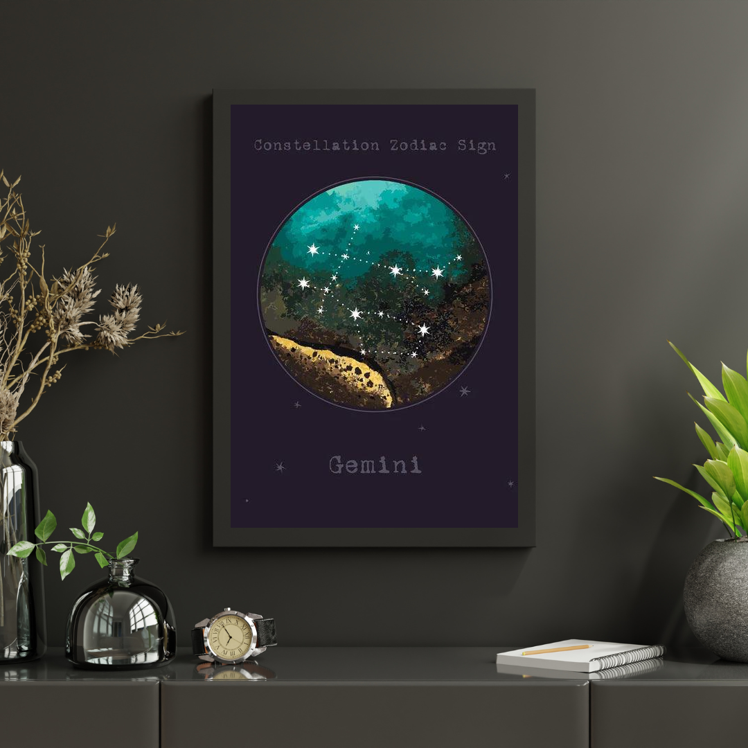 Diamantmaleri Stjernetegn - Tvillingerne - SEOS Shop ®