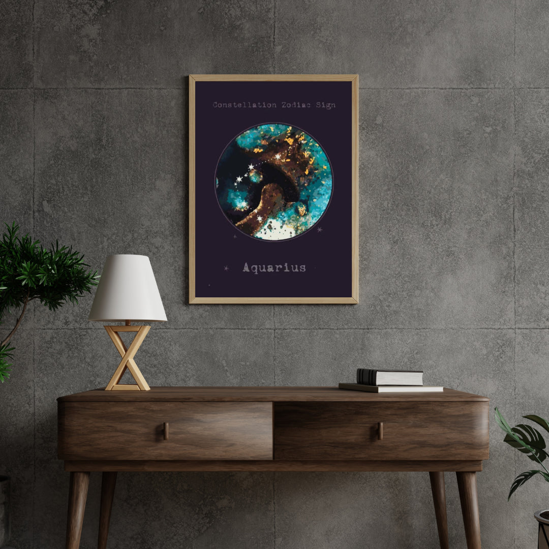 Diamantmaleri Stjernetegn - Vandmanden - SEOS Shop ®