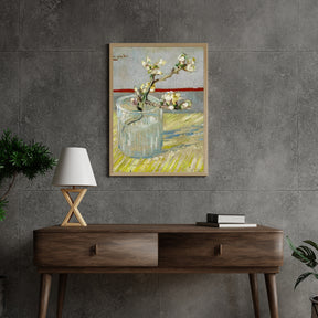 Diamantmaling Gren af blomstrende mandel i et glas - SEOS Shop ®