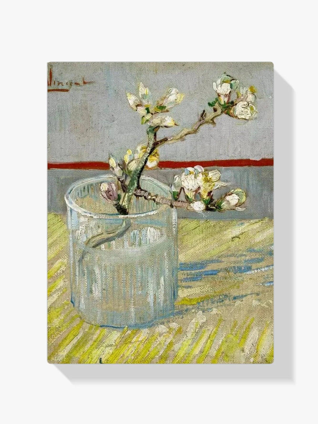 Diamantmaling Gren af blomstrende mandel i et glas - SEOS Shop ®