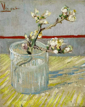 Diamantmaling Gren af blomstrende mandel i et glas - SEOS Shop ®