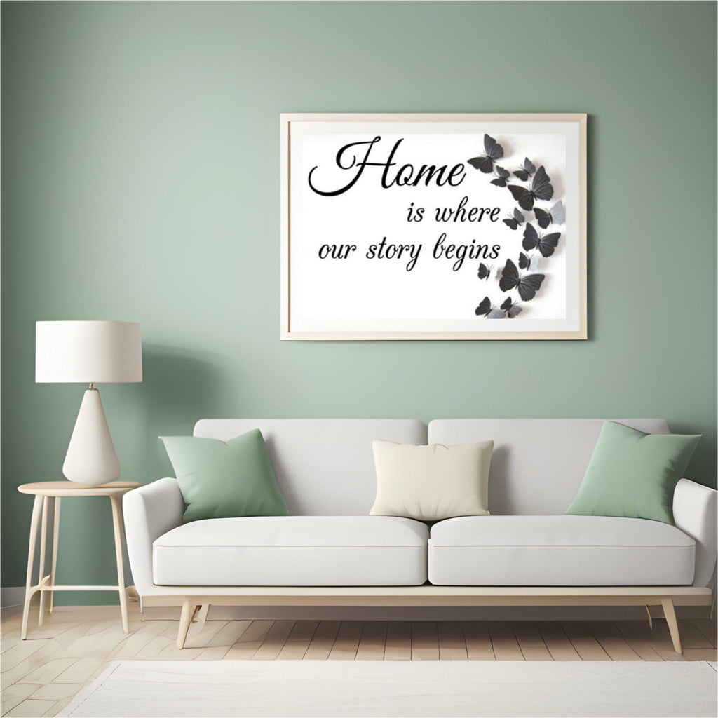 Diamond Painting Home er hvor vores historie begynder – SEOS Shop ® 