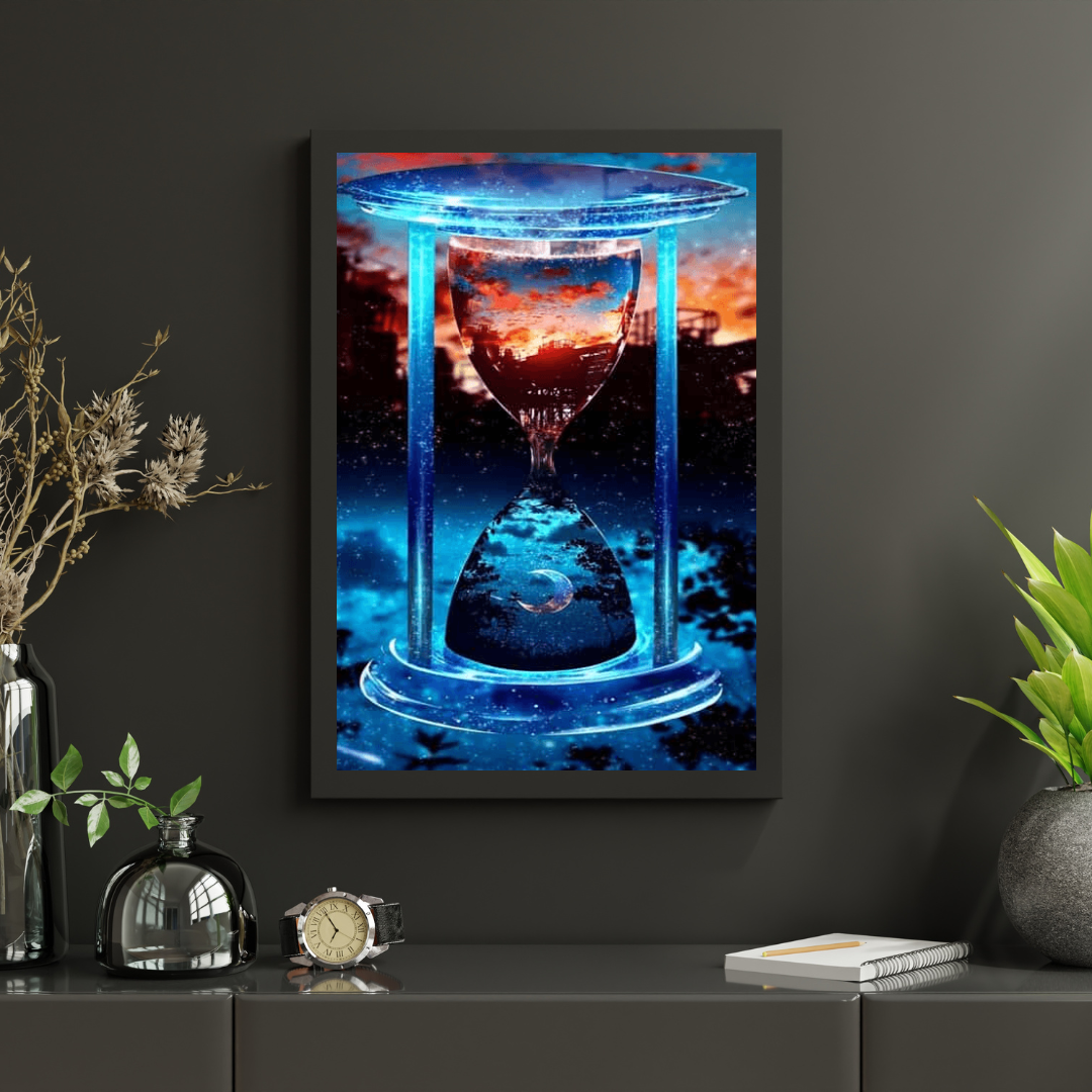 Diamantmaling Timeglas - SEOS Shop ®