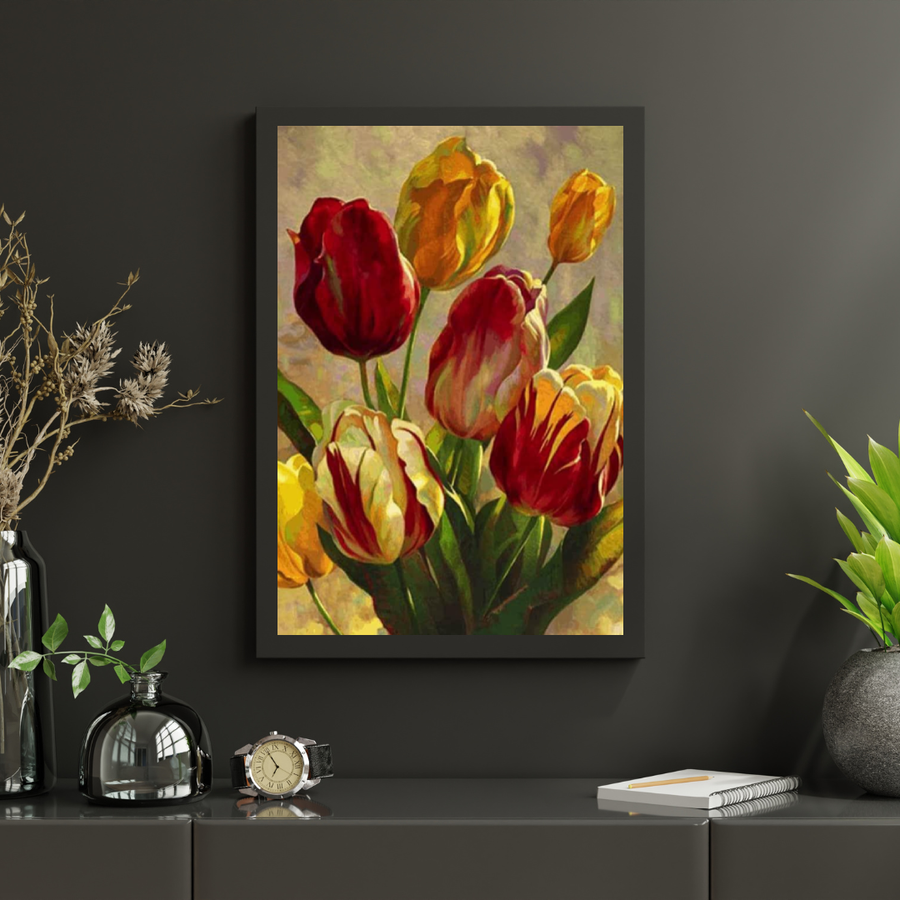 Diamantmaling Tulipaner Buket - SEOS Shop ®