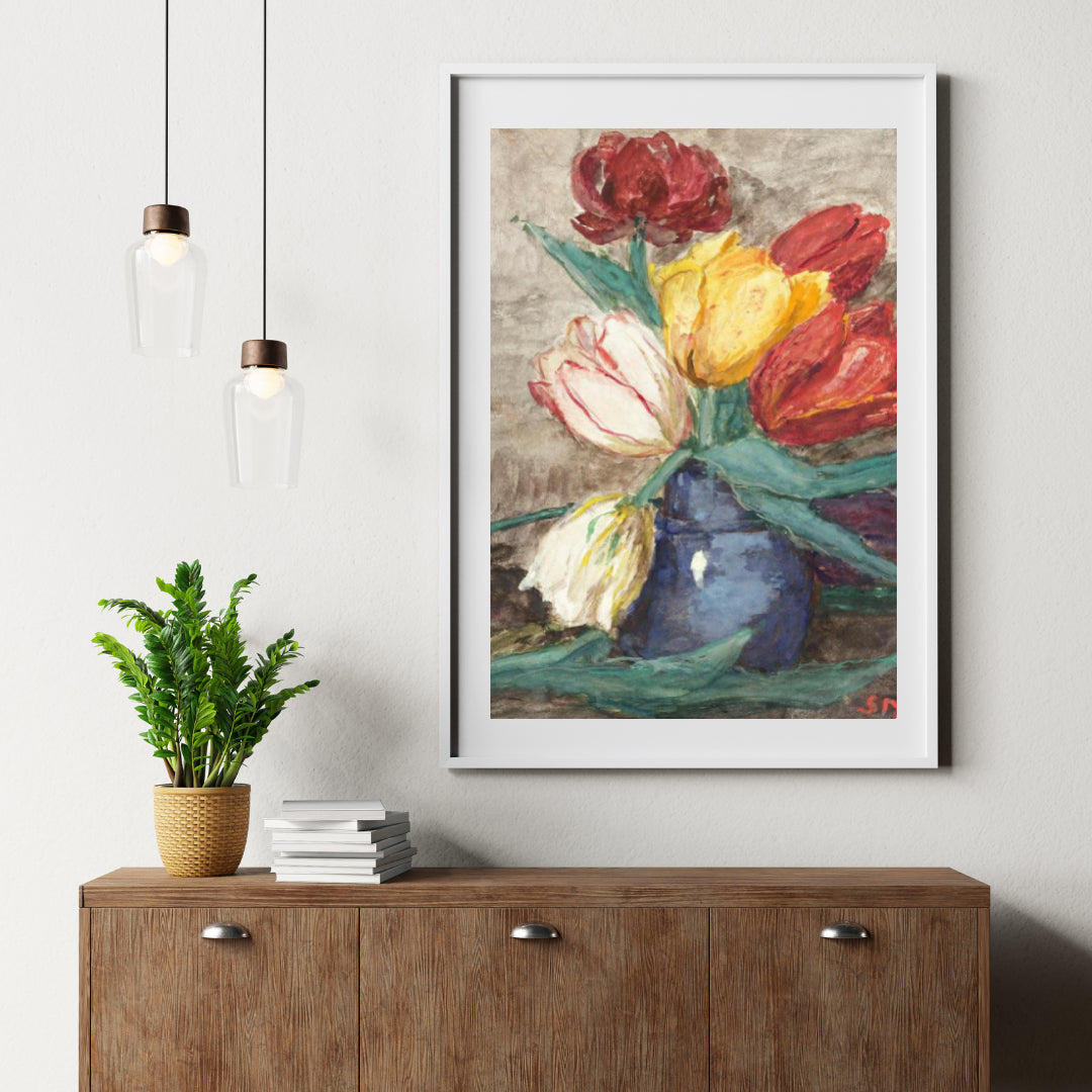 Diamantmaling af tulipaner i en vase - SEOS Shop ®