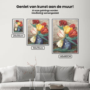 Diamantmaling af tulipaner i en vase - SEOS Shop ®