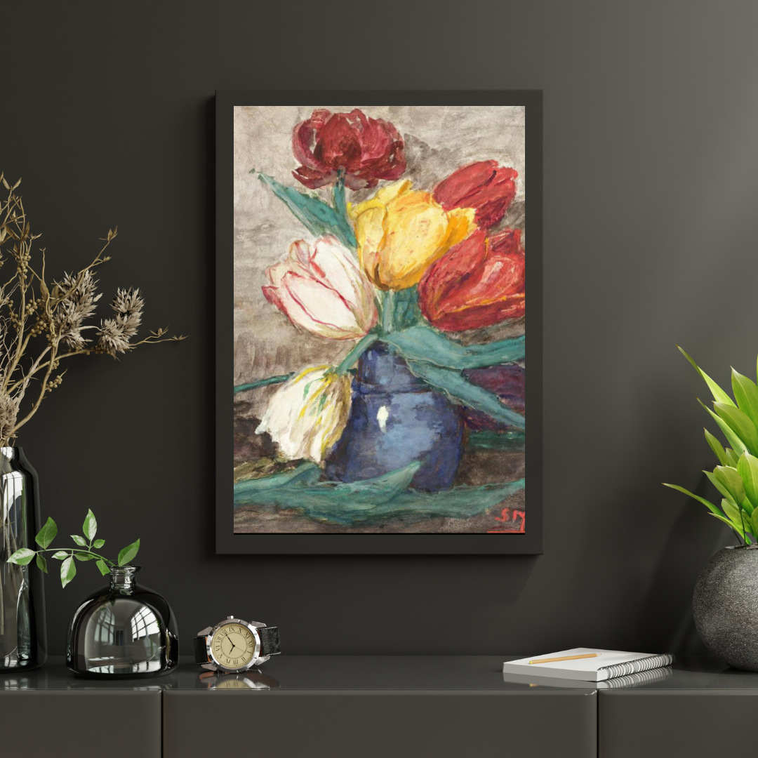 Diamantmaling af tulipaner i en vase - SEOS Shop ®