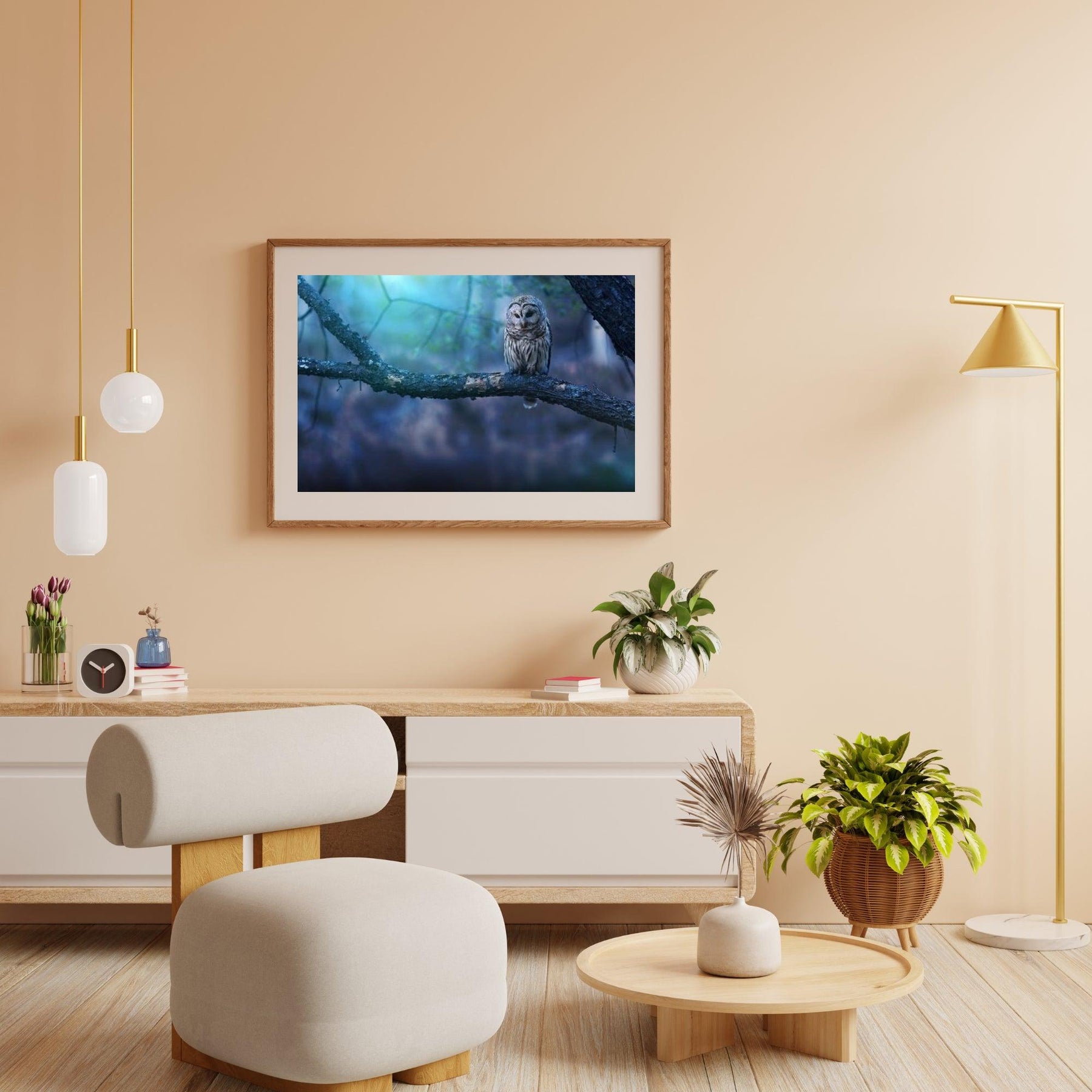 Diamantmaling Ugle på gren – SEOS Shop ®