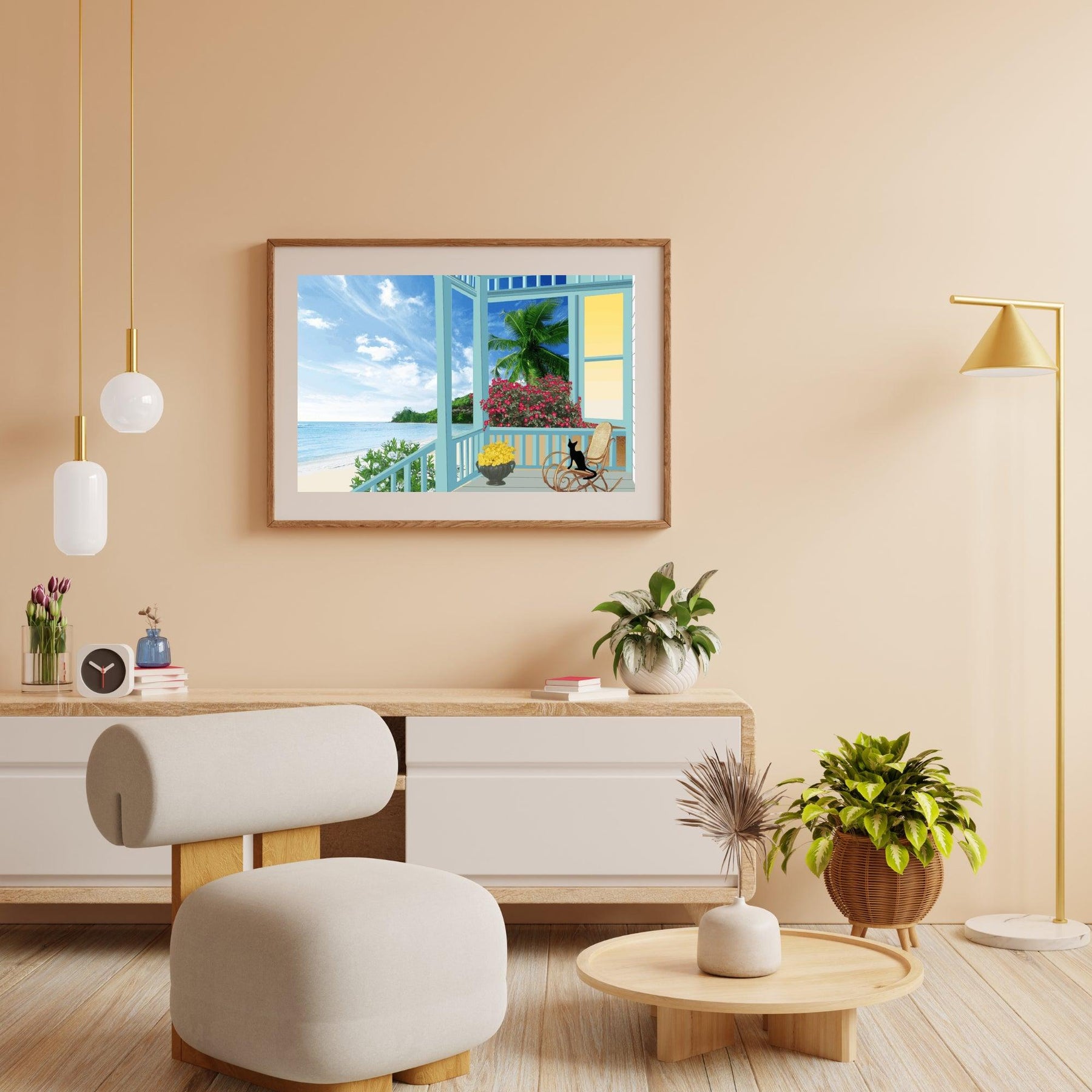 Diamantmaling Feriefoto - Strand med Hav – SEOS Shop ®
