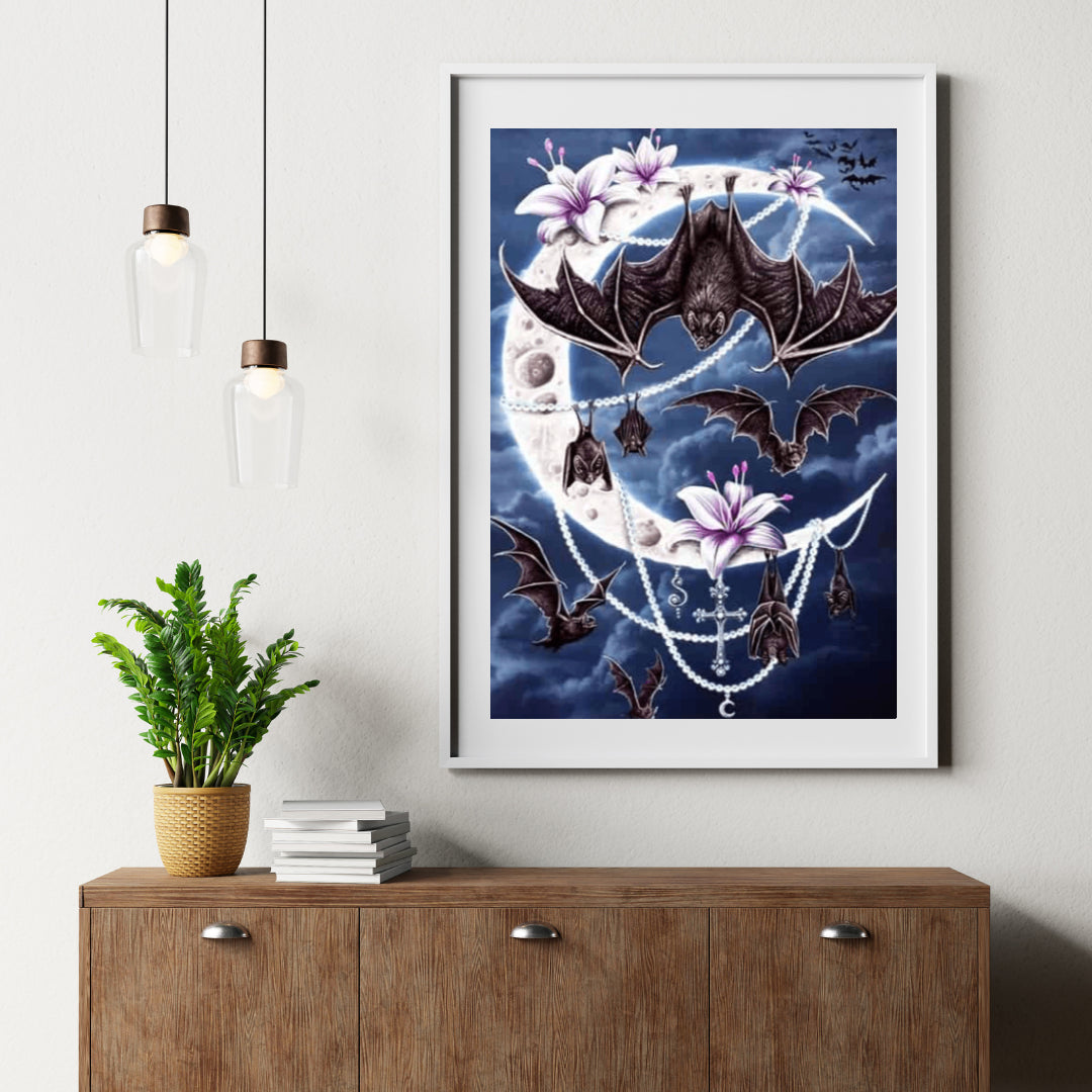 Diamantmaleri Flagermus Måne - SEOS Shop ®