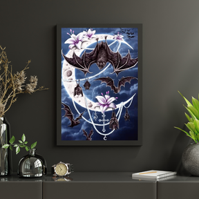 Diamantmaleri Flagermus Måne - SEOS Shop ®